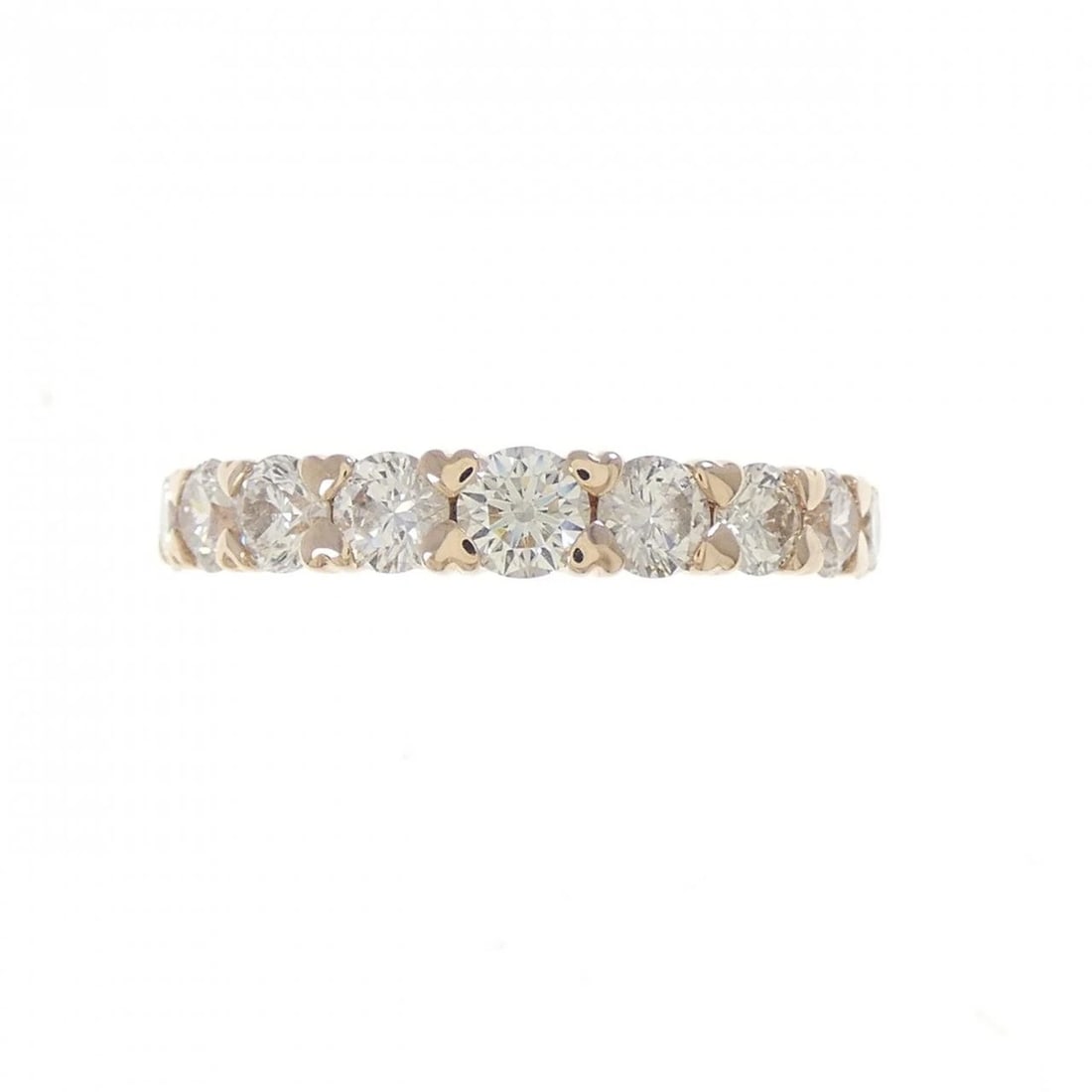 K18PG HEART DIAMOND RING - 2