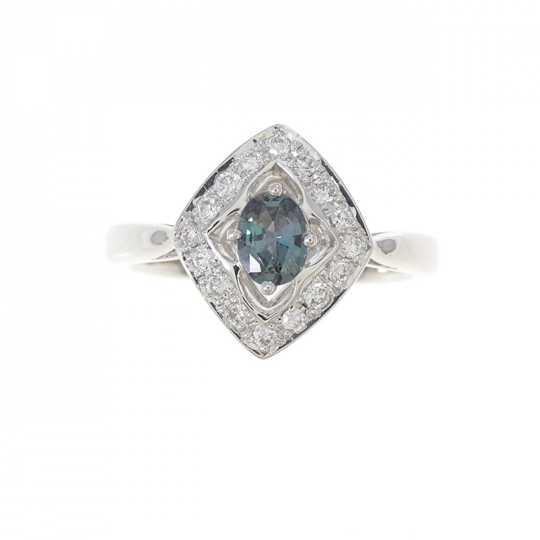 PT900 ALEXANDRITE RING - 2