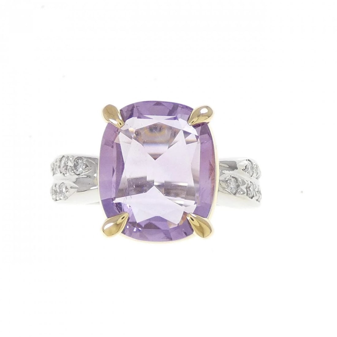 PT850/K18YG AMETHYST RING - 2