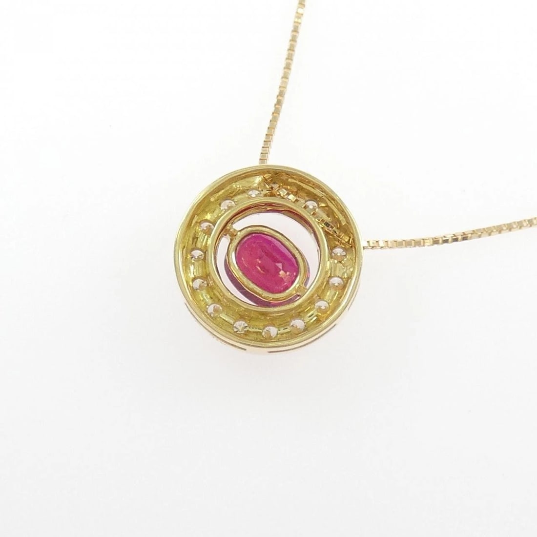 K18YG RUBY NECKLACE - 3