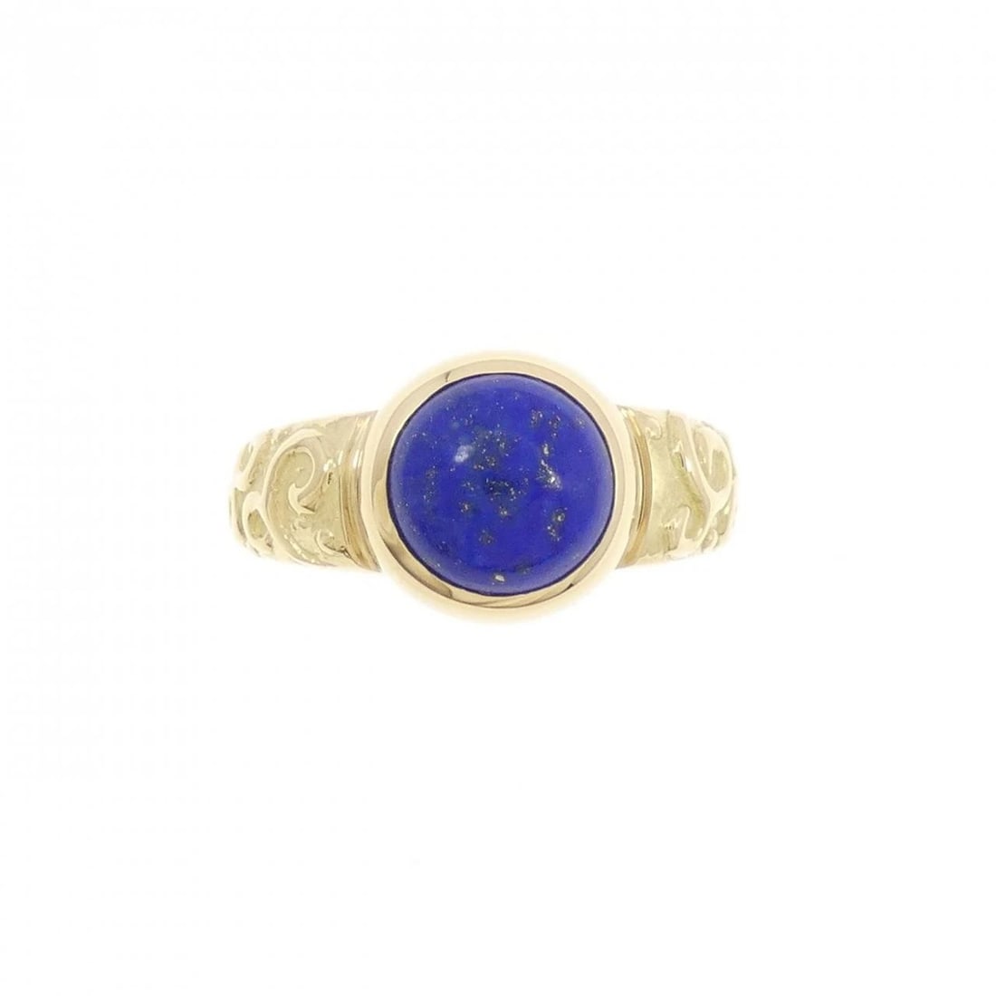 K18YG LAPIS LAZULI RING - 2
