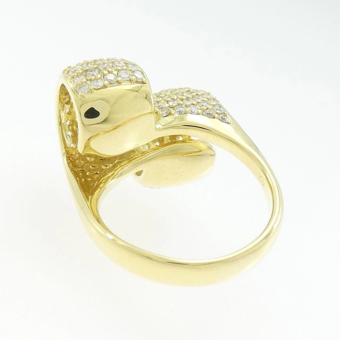 K18YG DIAMOND RING - 3