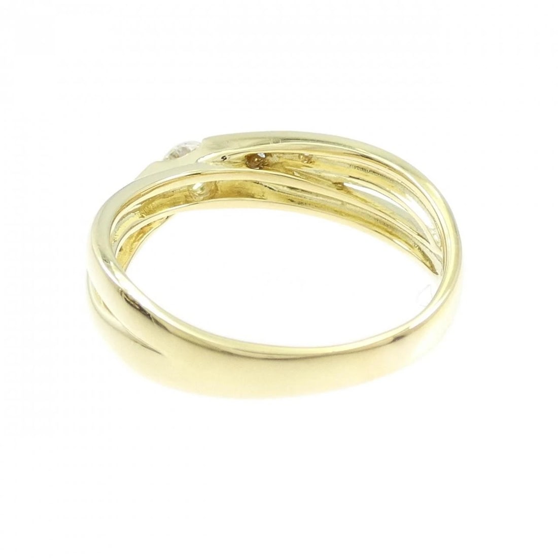 K18YG DIAMOND RING - 3