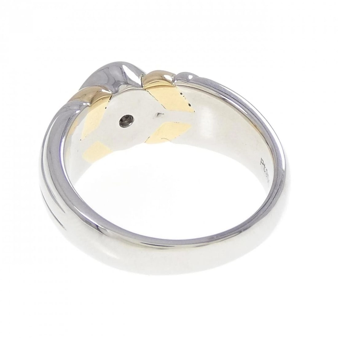 PT900/K18YG DIAMOND RING - 3