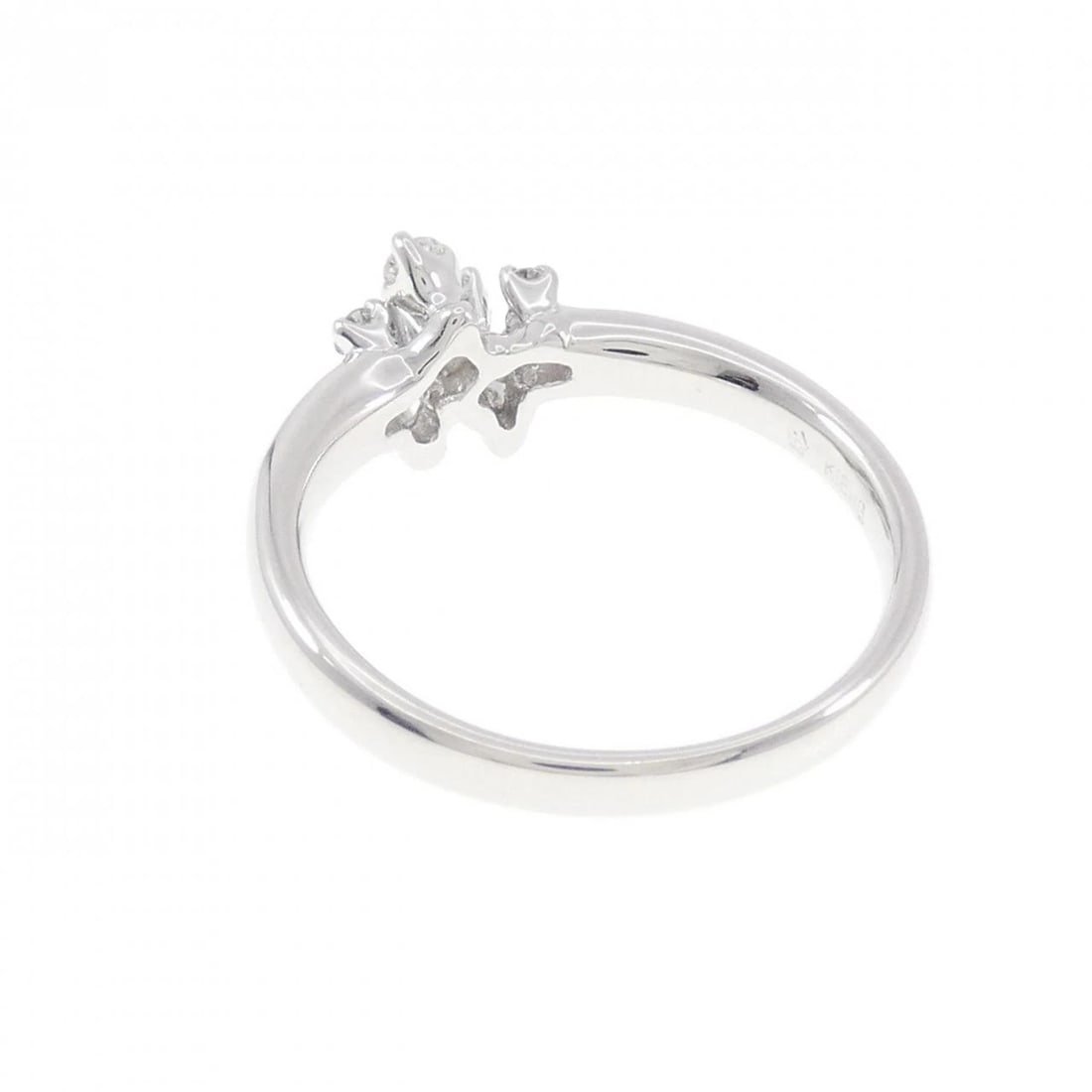 K18WG DIAMOND RING - 3
