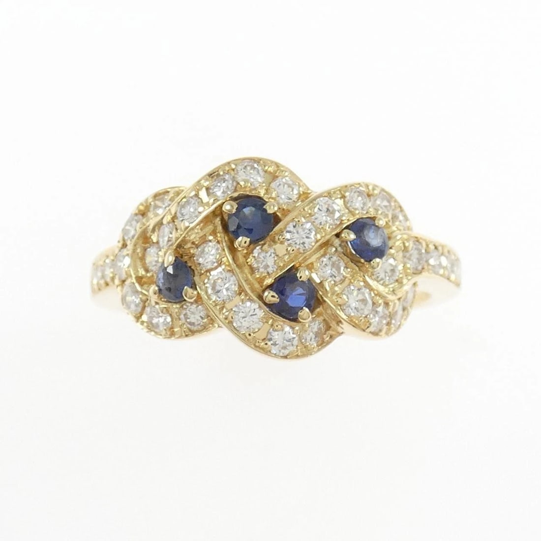 750YG SAPPHIRE RING - 2