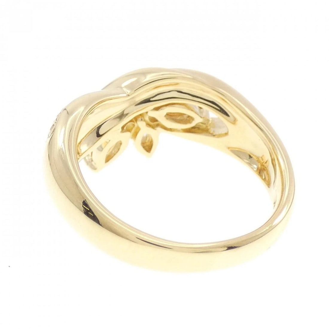 K18YG DIAMOND RING - 3