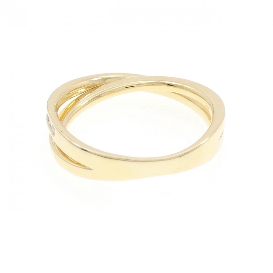 K18YG DIAMOND RING - 3