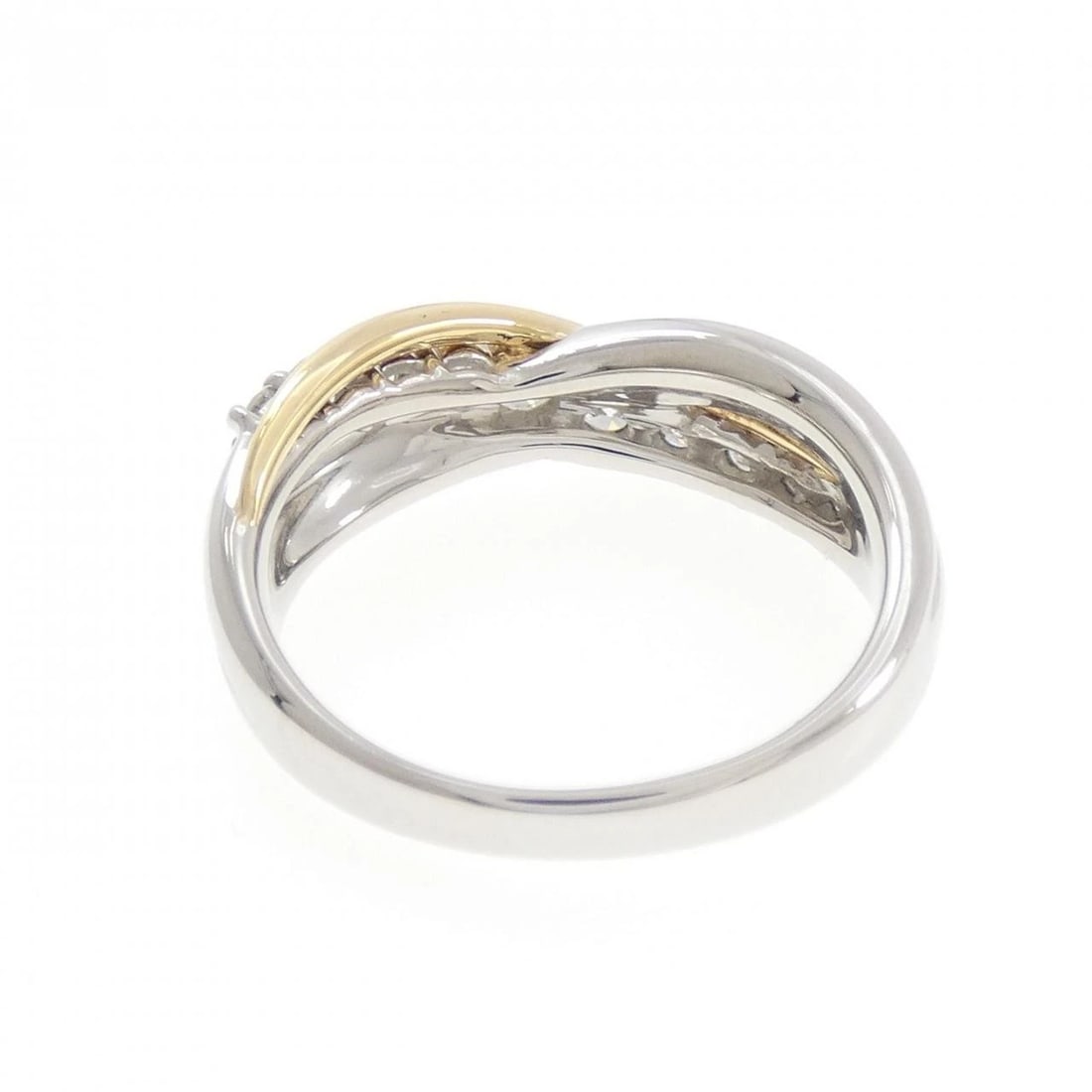 PT900/K18YG DIAMOND RING - 2