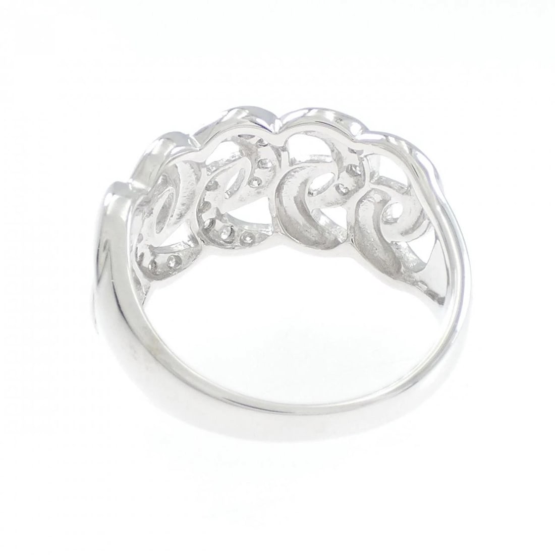 K18WG DIAMOND RING - 3