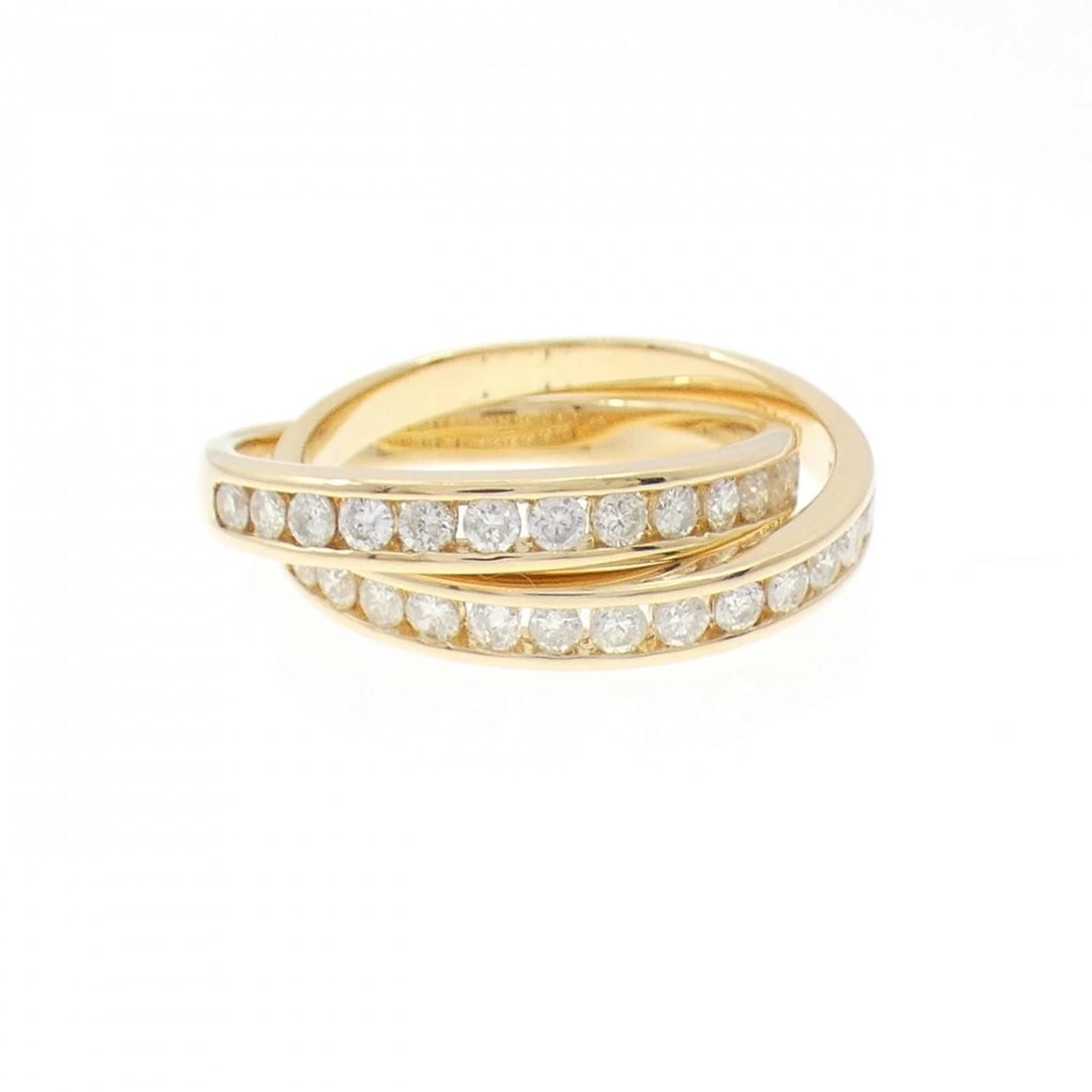 K18YG DIAMOND RING: K18YG Diamond Ring Brand: Unbranded Type/Style: Diamond Ring Material: K18YG, Main Stone/Creation Natural Color: Yellow Gold Size: US 7 Accessories: None Accessories Notice: When purchasin