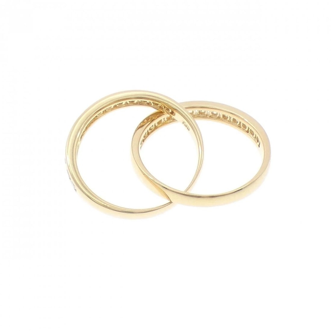 K18YG DIAMOND RING - 3