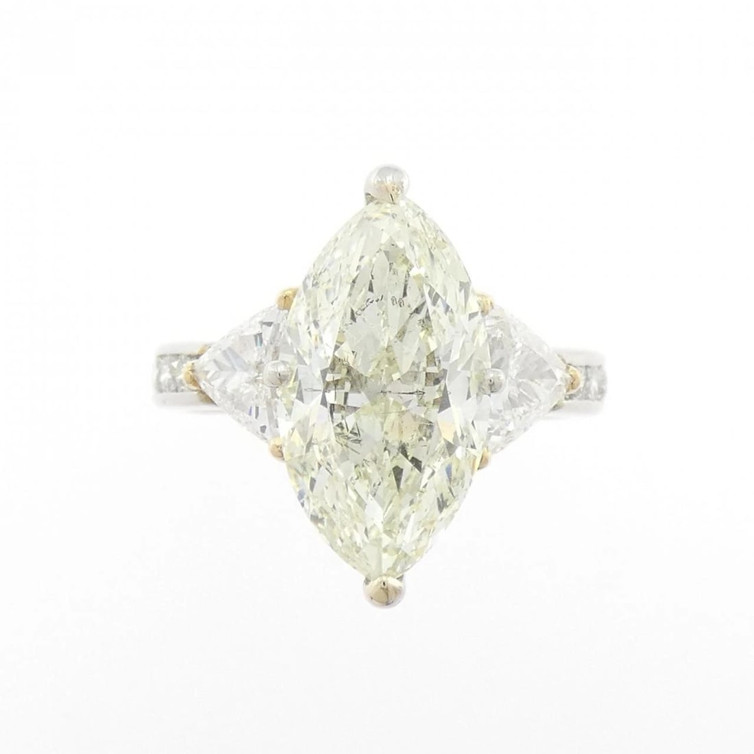PT900/K18YG DIAMOND RING - 2