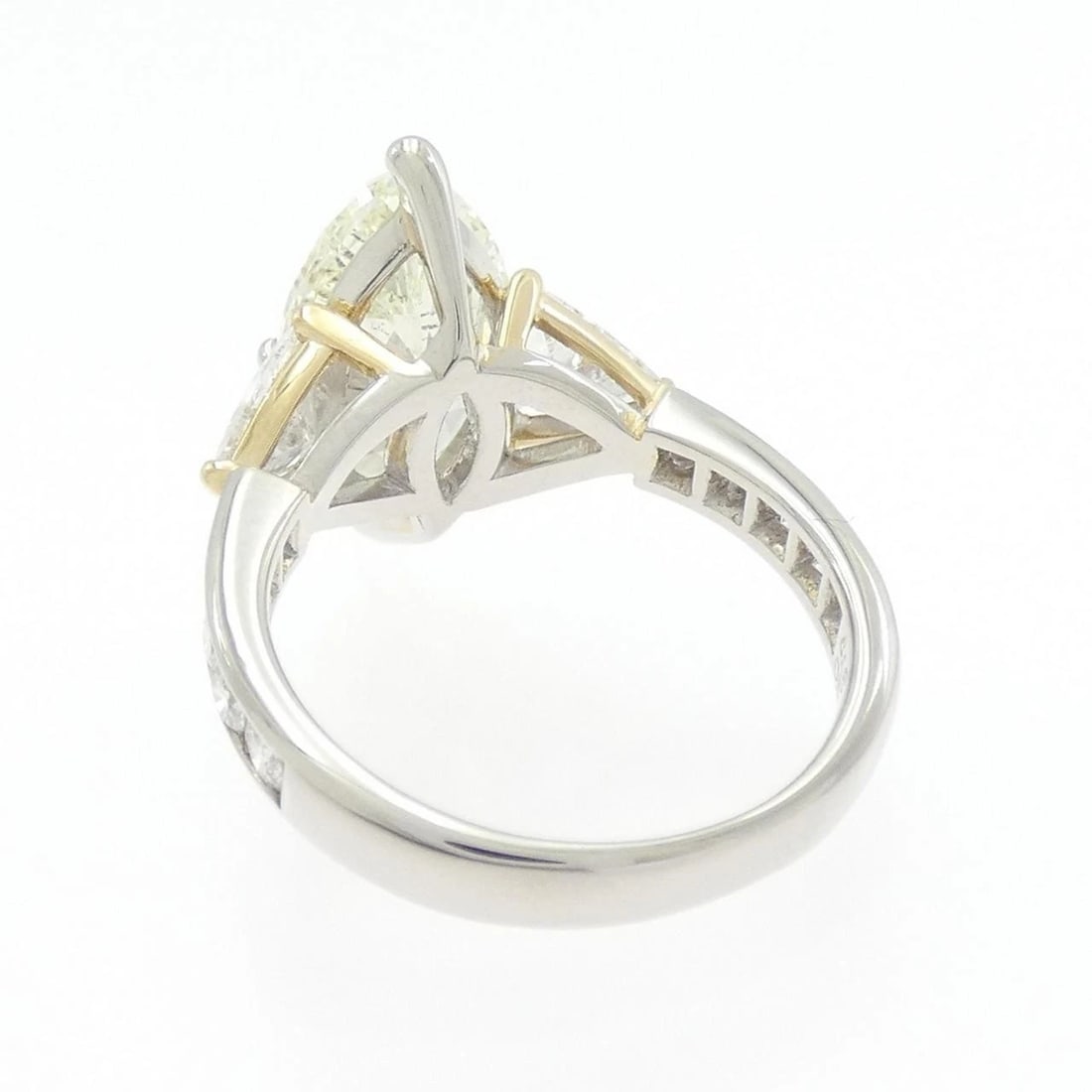 PT900/K18YG DIAMOND RING - 3