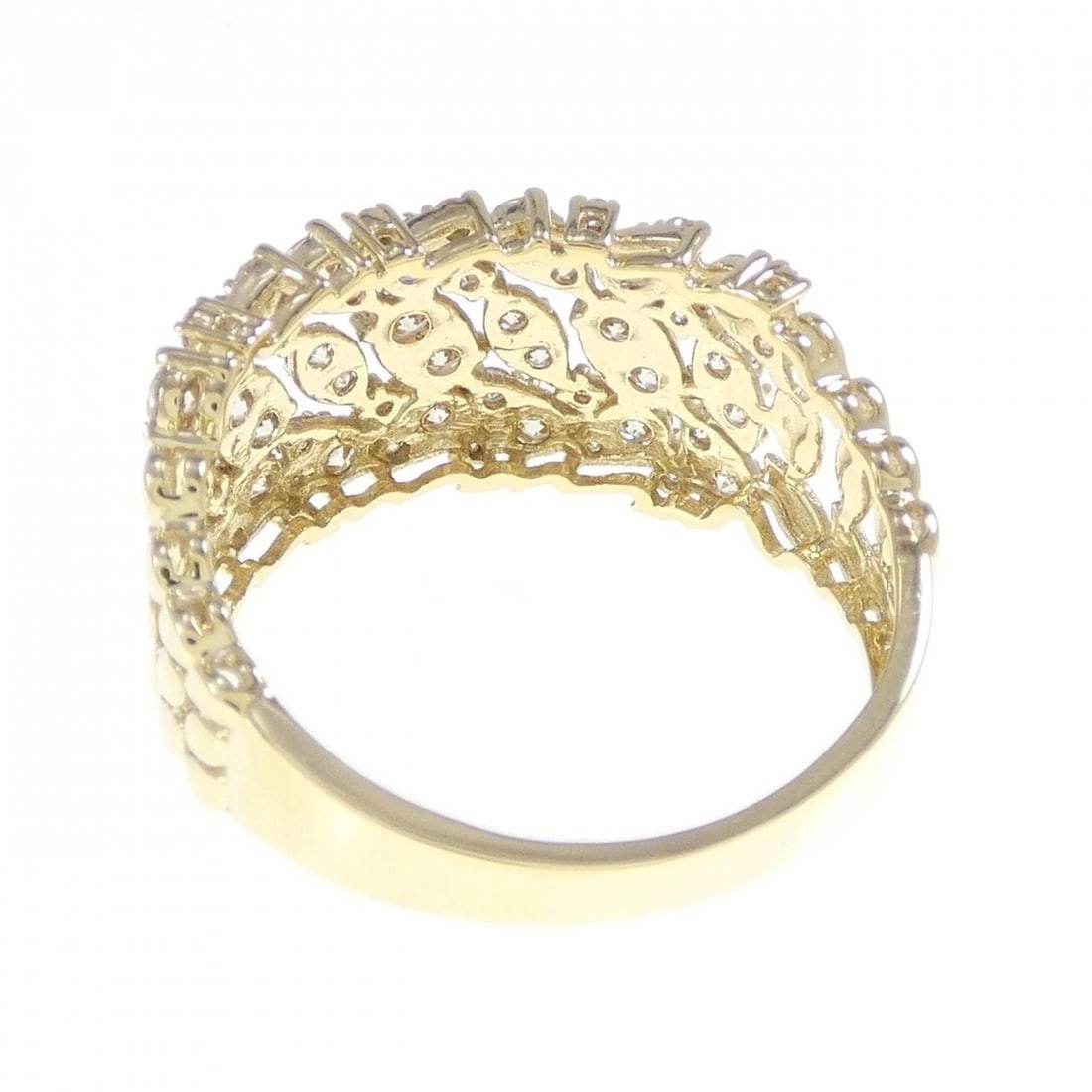 K18YG DIAMOND RING - 3
