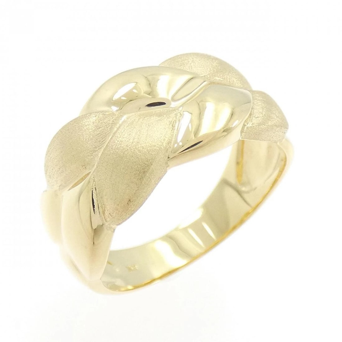 K18YG RING: K18YG ring Brand: Unbranded Type/Style: Ring Material: K18YG, Color: Yellow gold Size: US 6 1/4 Accessories: None Accessories Notice: When purchasing pre-owned goods, please refer to the p
