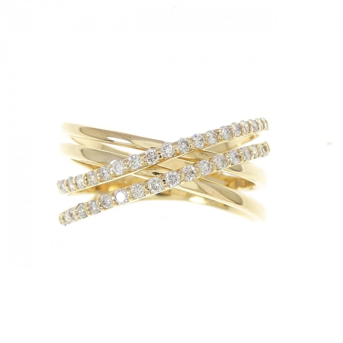K18YG DIAMOND RING - 2