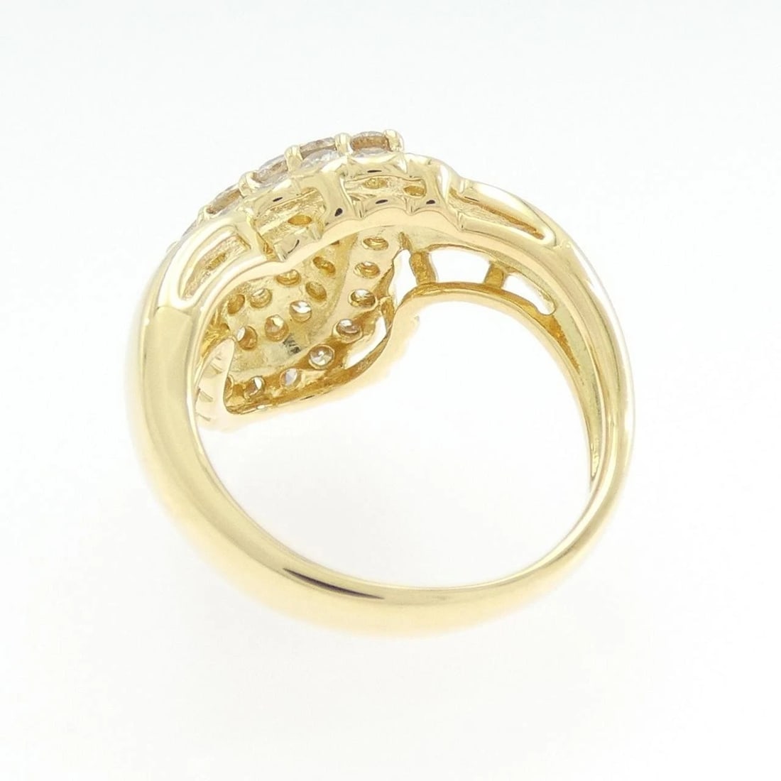 K18YG DIAMOND RING - 3