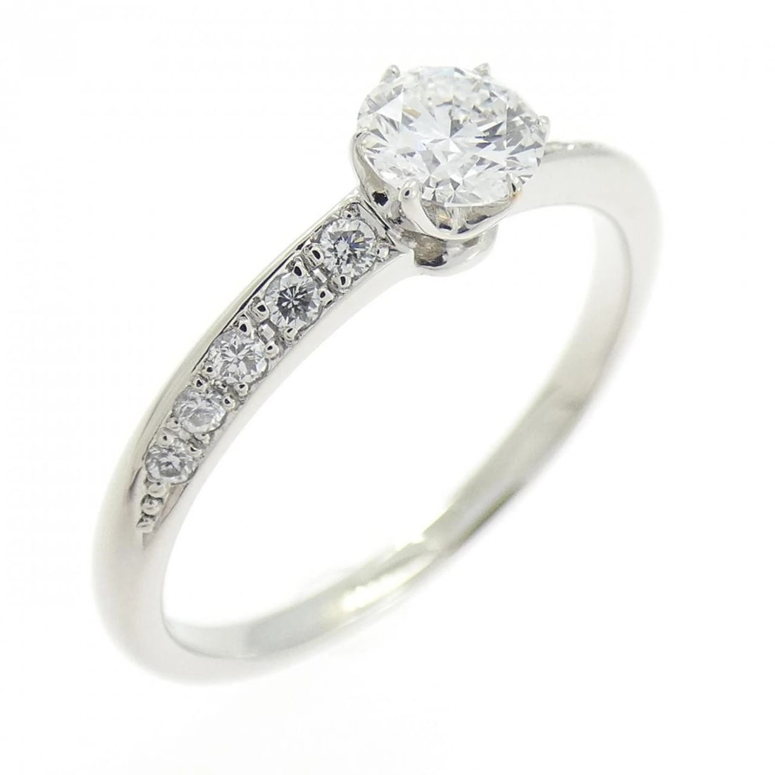 PT950 DIAMOND RING: PT950 Diamond Ring Brand: Unbranded Type/Style: Ring Material: PT950, Main Stone/Creation Natural Color: Silver Size: US 5 3/4 Accessories: None Accessories Notice: When purchasing pre-owned goods,