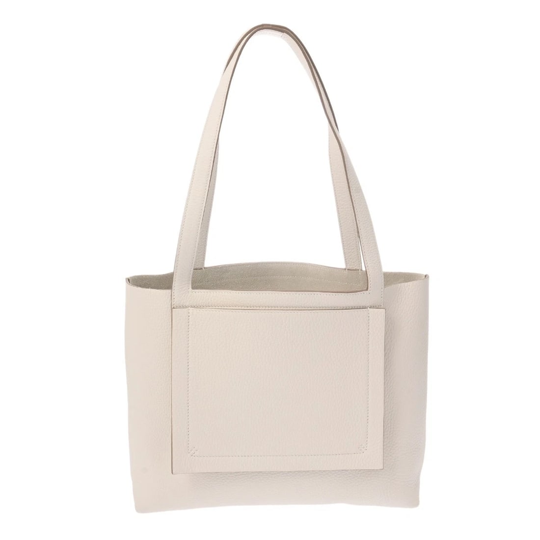 HERMES CABASSERIE 31 TAURILLON CLEMENCE GRIS PALE TOTE BAG: HERMES Cabasserie 31 Taurillon Clemence Gris Pale Tote Bag Brand: HERMES Type/Style: Tote Bag Material: Taurillon Clemence Color: Gris Pale Size: H:about 9.8inch W:about 11.6inch (Bottom) D:about