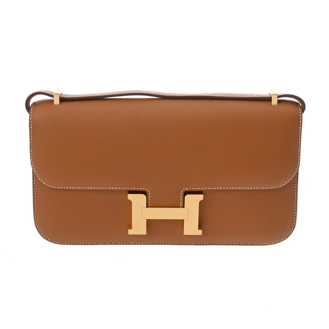HERMES CONSTANCE ELAN MIROIR VEAU EPSOM GOLD SHOULDER BAG (1 of 6)