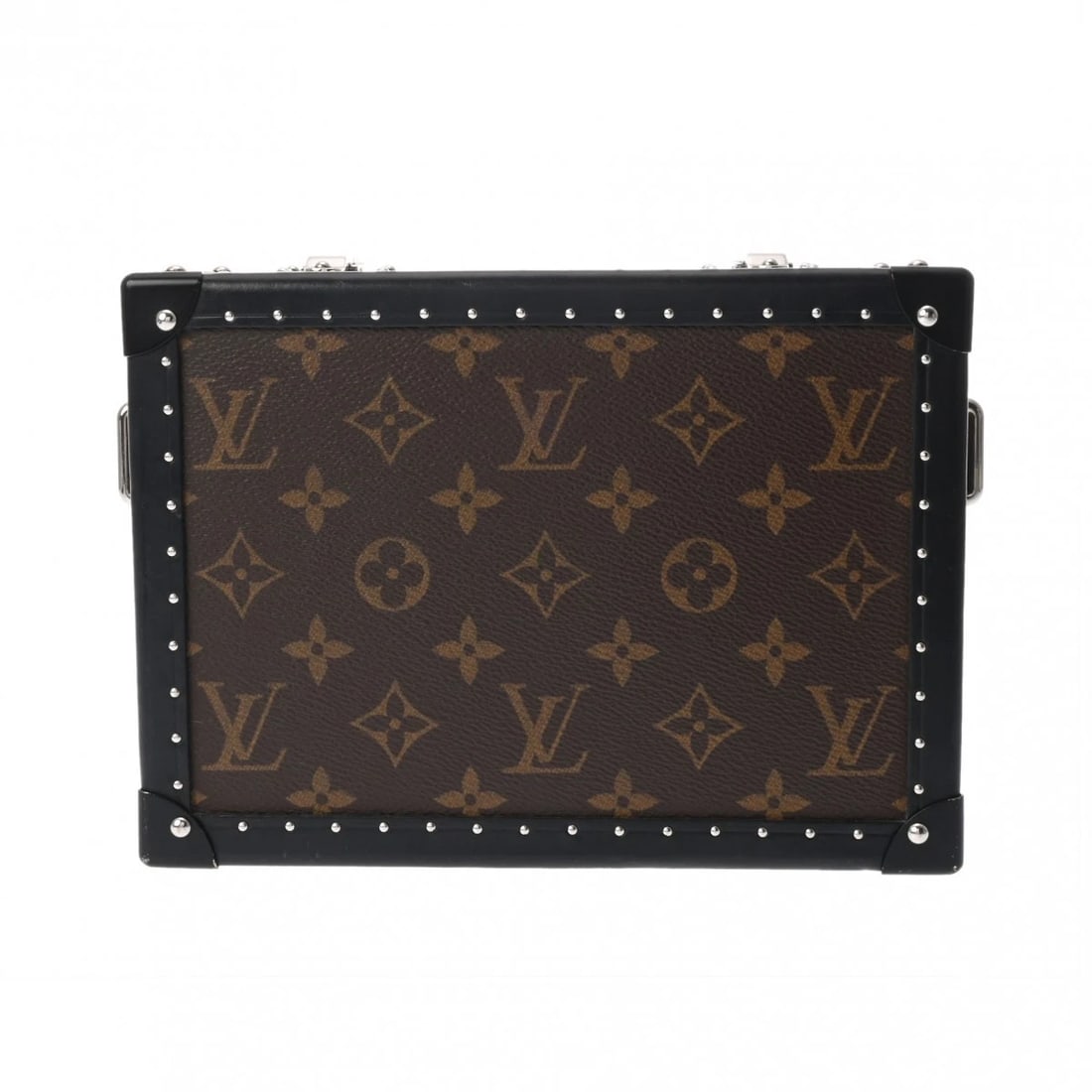 LOUIS VUITTON CLUTCH MONOGRAM MACACER MONOGRAM CANVAS: LOUIS VUITTON Clutch Monogram macacer Monogram canvas Brand: LOUIS VUITTON Type/Style: Clutch bag Material: Monogram canvas Color: Brown / Black ? SilverMetal Size: H:about 6.1inch W:about 8.7inch