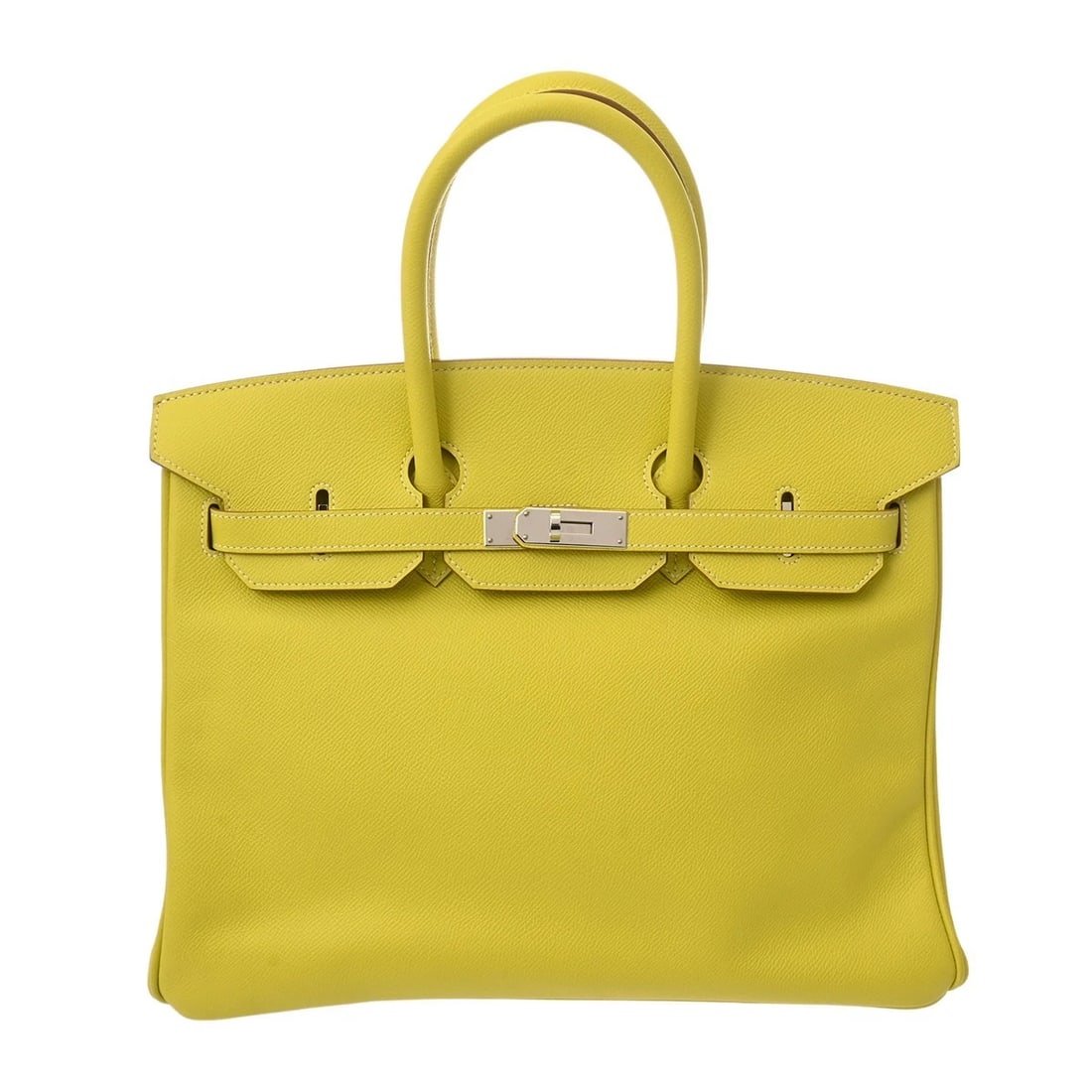 HERMES BIRKIN 35 CANDY VEAU EPSOM LIME/PEARL GRAY HANDBAG: HERMES Birkin 35 Candy Veau Epsom Lime/Pearl Gray Handbag Brand: HERMES Type/Style: Handbag Material: Veau Epsom Color: Lime/Pearl Gray ? SilverMetal Size: H:about 9.8inch W:about 13.8inch D:about