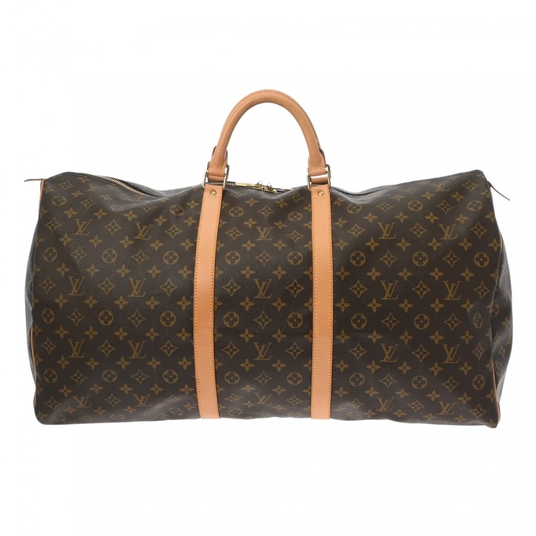LOUIS VUITTON KIEPOL 60 MONOGRAM CANVAS BROWN BOSTON BAG: LOUIS VUITTON Kiepol 60 Monogram canvas Brown Boston bag Brand: LOUIS VUITTON Type/Style: Boston bag Material: Monogram canvas Color: Brown ? Gold Metal Size: H:about 12.4inch W:about 24.0inch