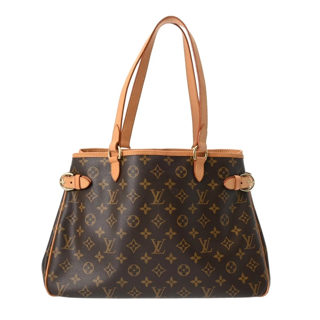 LOUIS VUITTON BATIGNOLLES MONOGRAM CANVAS BROWN: LOUIS VUITTON Batignolles Monogram canvas Brown Brand: LOUIS VUITTON Type/Style: Tote Bag Material: Monogram canvas Color: Brown Size: H:about 10.0inch W:about 15.0inch (maximum) D:about 5.3inch (maxi