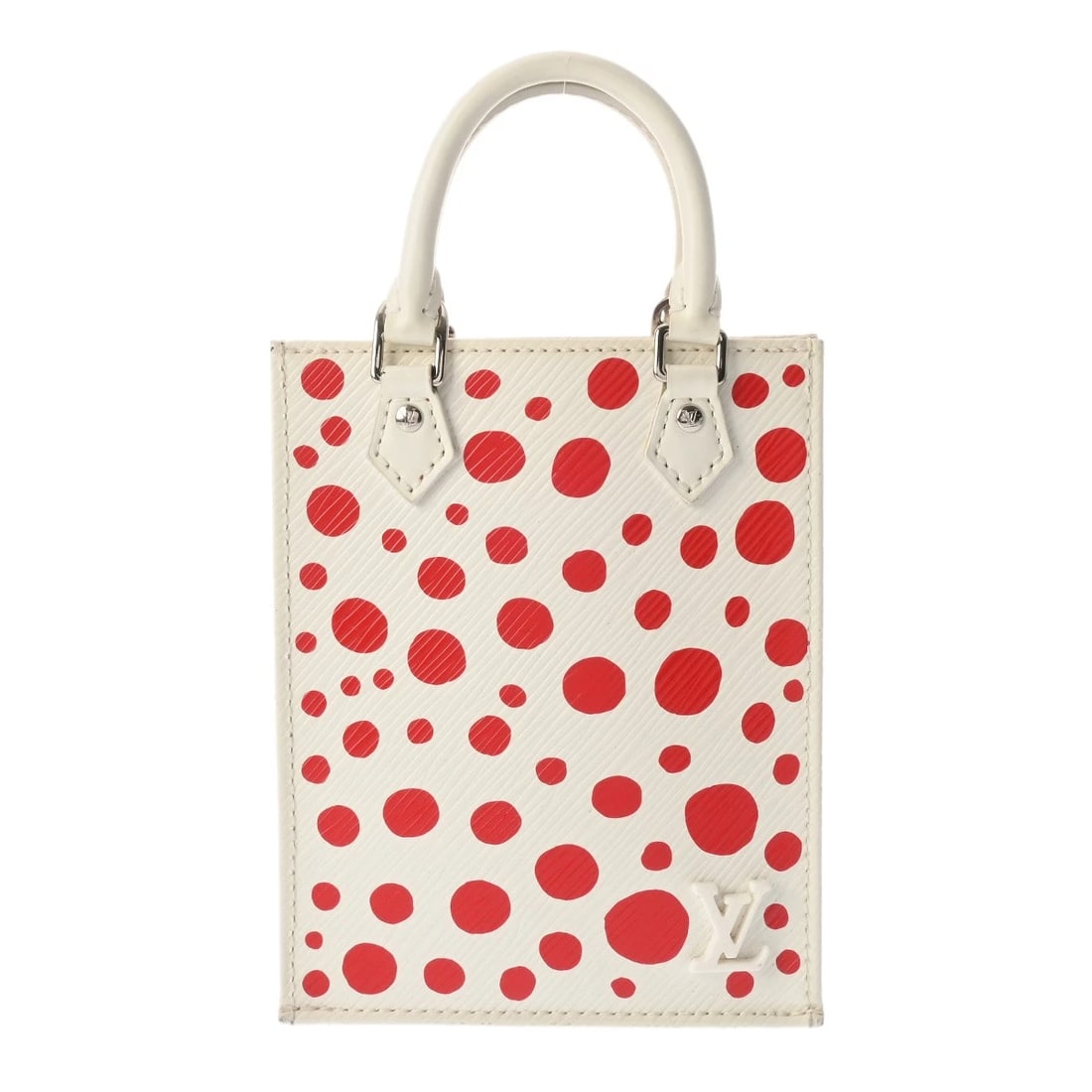 LOUIS VUITTON PETITE SAC PLAT EPI: LOUIS VUITTON Petite Sac Plat Epi Brand: LOUIS VUITTON Type/Style: Handbag Material: leather Color: Rouge / Bran ? SilverMetal Size: H:about 6.7inch W:about 5.3inch D:about 2.2inch Accessories: No