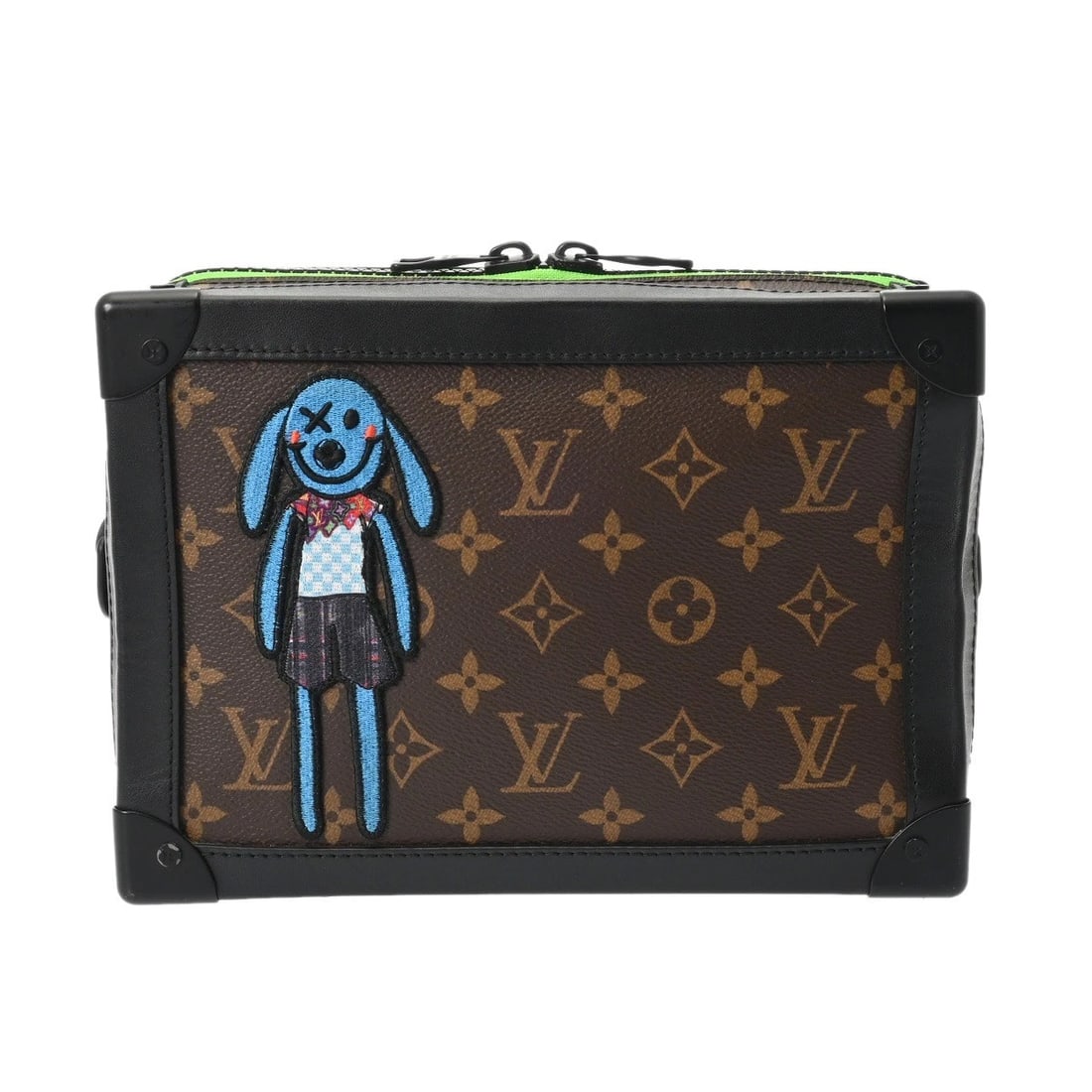 LOUIS VUITTON LV SOFT TRUNK MONOGRAM MACACER MONOGRAM: LOUIS VUITTON LV Soft Trunk Monogram macacer Monogram Brand: LOUIS VUITTON Type/Style: Shoulder Bag Material: Monogram canvas Color: Brown Size: H:about 6.7inch W:about 9.6inch D:about 3.5inch