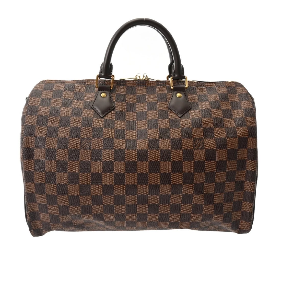 LOUIS VUITTON DAMIER SPEEDY BANDOULIERE 35 DAMIER CANVAS: LOUIS VUITTON Damier Speedy Bandouliere 35 Damier canvas Brand: LOUIS VUITTON Type/Style: Boston bag Material: Damier canvas Color: Ebene Size: H:about 9.1inch W:about 13.8inch D:about 7.1inch