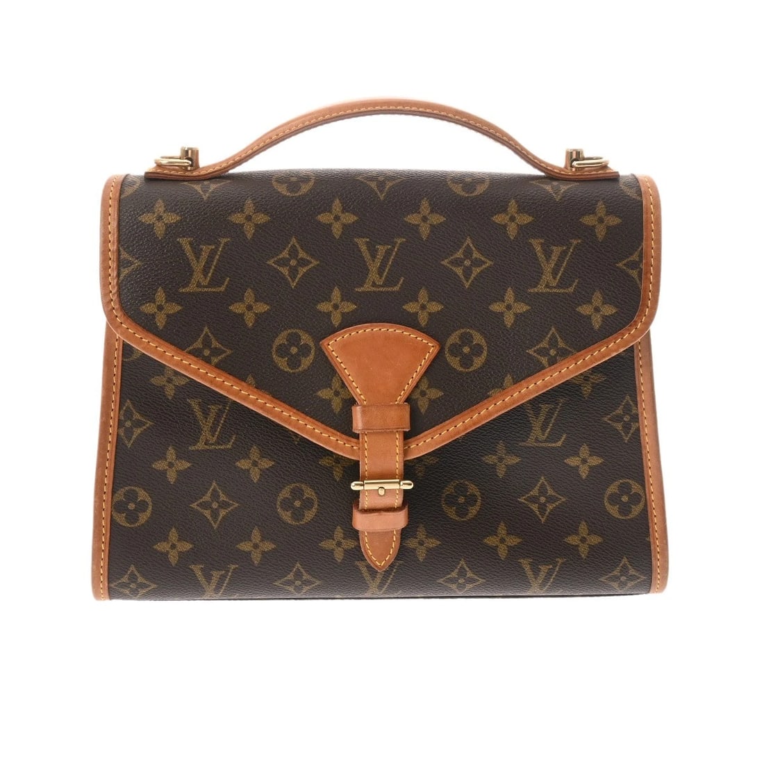 LOUIS VUITTON BEL AIR 2WAY MONOGRAM CANVAS MARRON HANDBAG: LOUIS VUITTON Bel Air 2WAY Monogram canvas Marron Handbag Brand: LOUIS VUITTON Type/Style: Handbag Material: Monogram canvas Color: Marron Size: H:about 8.3inch W:about 11.2inch D:about 3.3inch