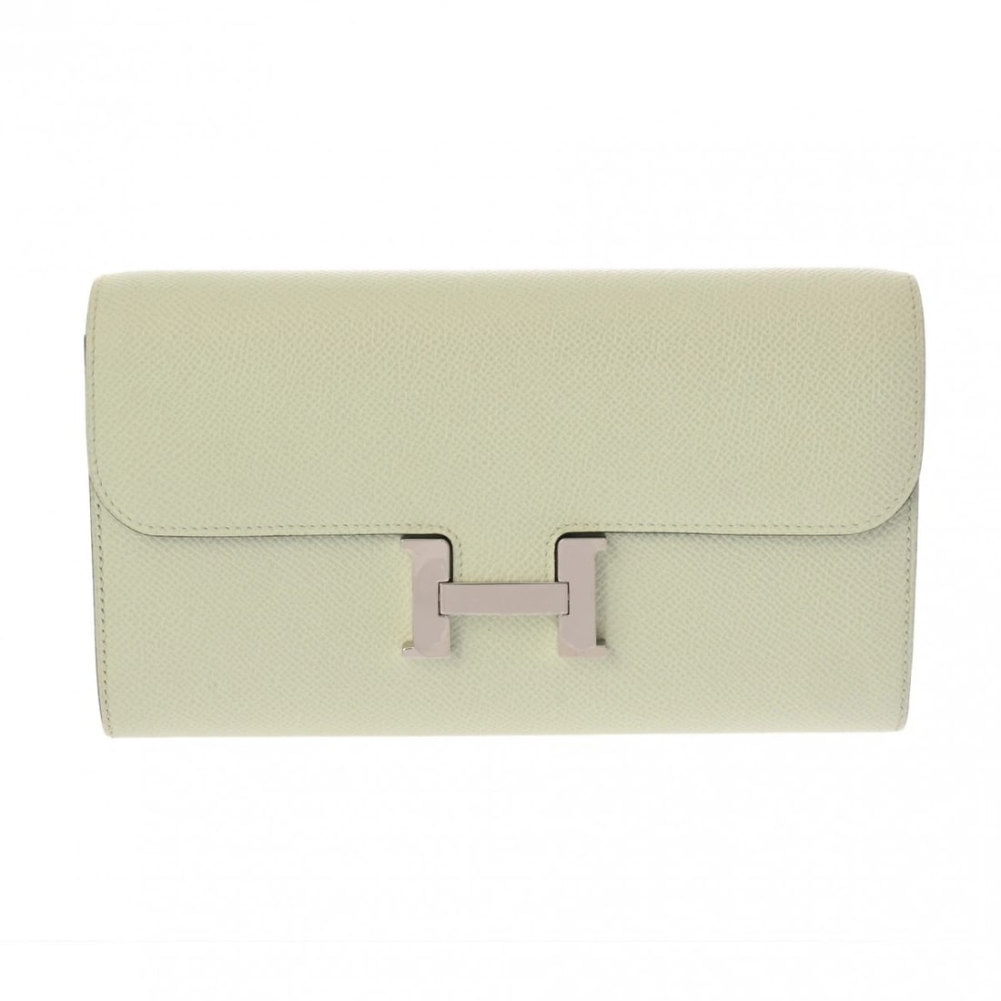 HERMES CONSTANCE LONG TO GO VEAU EPSOM VERT FIZZ SHOULDER BAG: HERMES constance long to go Veau Epsom Vert Fizz Shoulder Bag Brand: HERMES Type/Style: Shoulder Bag Material: Veau Epsom Color: Vert Fizz ? SilverMetal Size: H:about 4.7inch W:about 8.1inch D:about 1