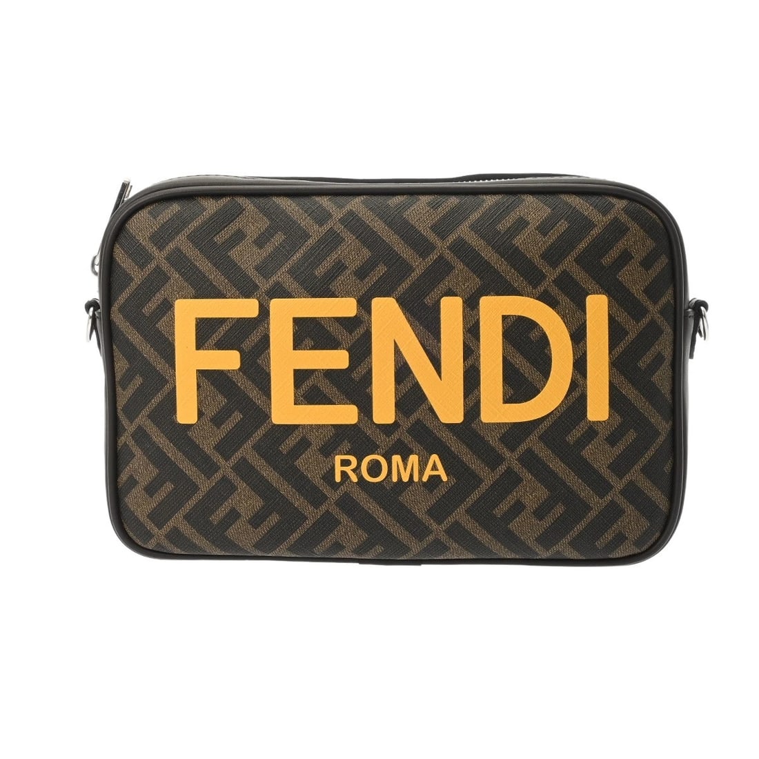 FENDI FENDI ROMA CAMERA CASE FABRIC/LEATHER BROWN (1 of 6)