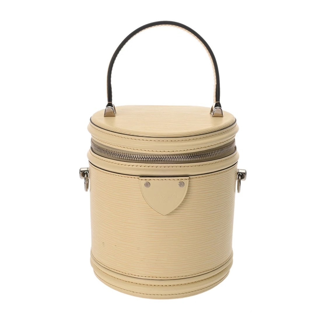LOUIS VUITTON CANNES 2WAY EPI LEATHER VANILLA HANDBAG: LOUIS VUITTON Cannes 2WAY Epi Leather Vanilla Handbag Brand: LOUIS VUITTON Type/Style: Handbag Material: Epi Leather Color: Vanilla Size: H:about 6.7inch W:about 5.9inch D:about 5.5inch Accessorie