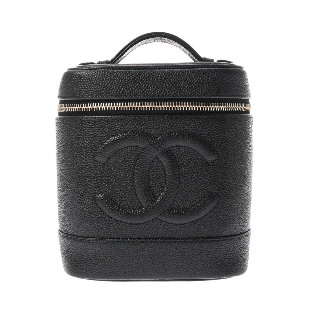 CHANEL VANITY CAVIARSKIN BLACK VANITY BAG: CHANEL Vanity Caviarskin black Vanity bag Brand: CHANEL Type/Style: Vanity bag Material: Caviarskin Color: black ? Gold Metal Size: H:about 6.7inch W:about 5.9inch D:about 4.9inch Accessories: Non