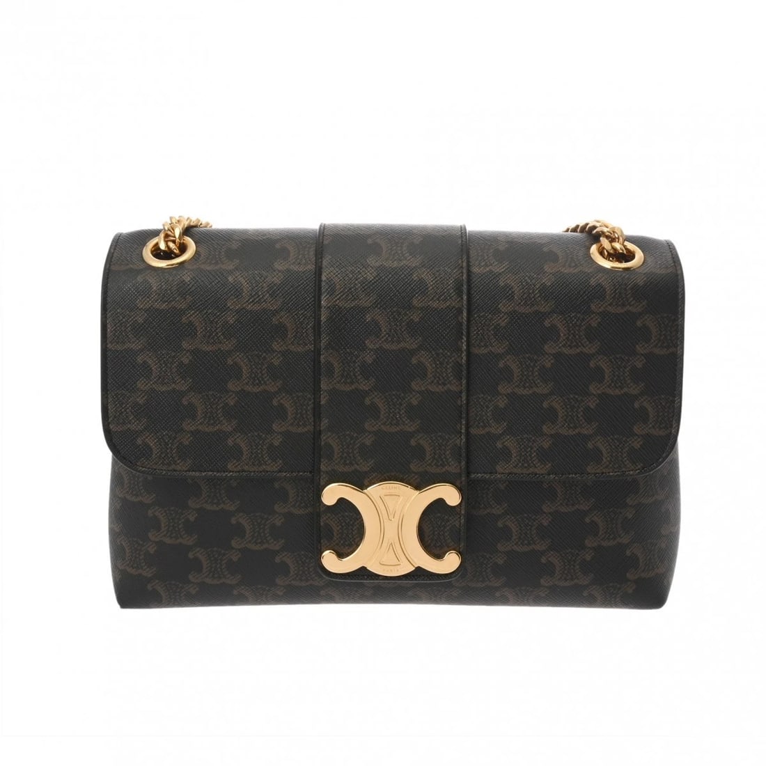 CELINE MEDIUM VICTOIRE TAN SHOULDER BAG (1 of 6)