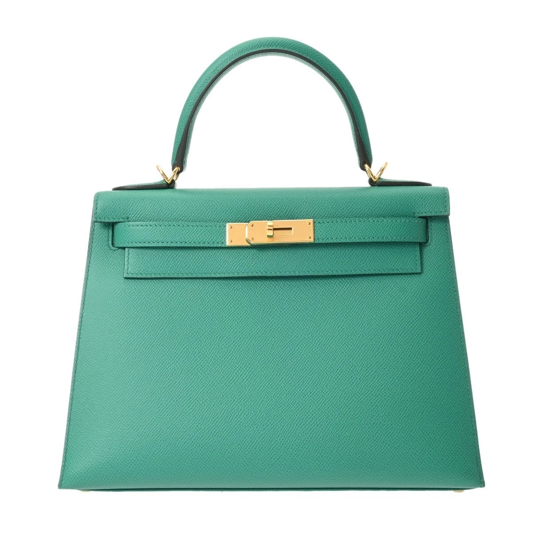 HERMES KELLY 28 2WAY VEAU EPSOM VEIL JADE HANDBAG: HERMES Kelly 28 2WAY Veau Epsom Veil Jade Handbag Brand: HERMES Type/Style: Handbag Material: Veau Epsom Color: Veil Jade ? Gold Metal Size: H:about 8.7inch W:about 11.4inch D:about 4.5inch Access