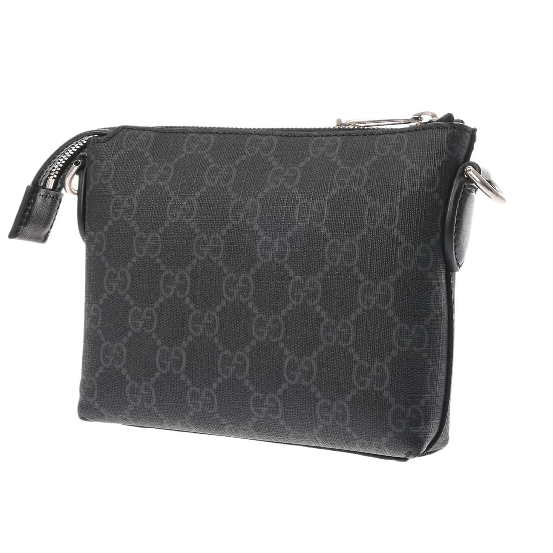 GUCCI INTERLOCKING SUPREME CANVAS/LEATHER BLACK - 2