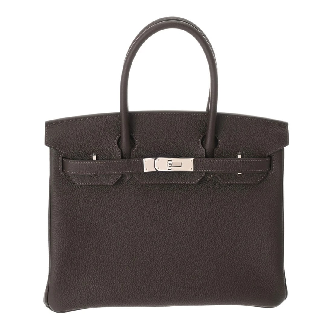HERMES BIRKIN 30 TOGO BEBRAN HANDBAG: HERMES Birkin 30 Togo Bebran Handbag Brand: HERMES Type/Style: Handbag Material: Togo Color: Bebran ? SilverMetal Size: H:about 9.4inch (Center) W:about 11.8inch D:about 5.9inch Accessories: None