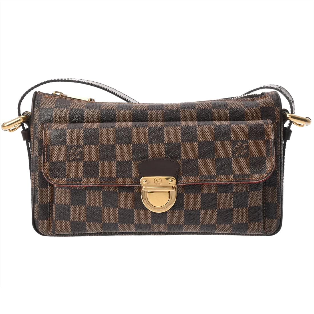 LOUIS VUITTON RAVELLO GM DAMIER CANVAS EBENE SHOULDER BAG: LOUIS VUITTON Ravello GM Damier canvas Ebene Shoulder Bag Brand: LOUIS VUITTON Type/Style: Shoulder Bag Material: Damier canvas Color: Ebene Size: H:about 6.3inch W:about 10.2inch D:about 3.1inch