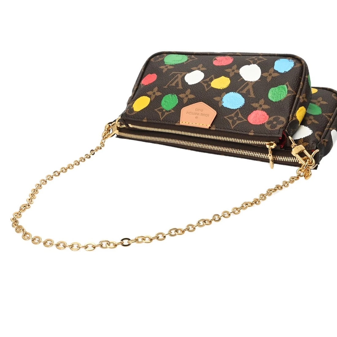 LOUIS VUITTON MULTI POCHETTE ACCESSOIRES MONOGRAM PAINTED - 3
