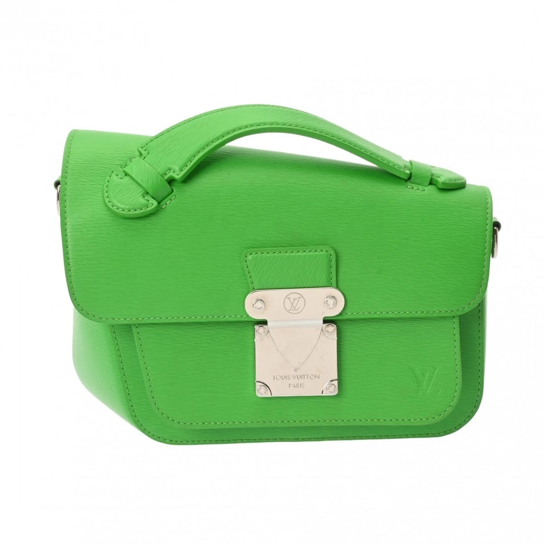 LOUIS VUITTON MONCEAU DISTORTED EPI LEATHER GREEN HANDBAG: LOUIS VUITTON Monceau Distorted Epi Leather green Handbag Brand: LOUIS VUITTON Type/Style: Handbag Material: Epi Leather Color: green Size: H:about 8.7inch W:about 10.8inch (maximum) D:about 2.4inch