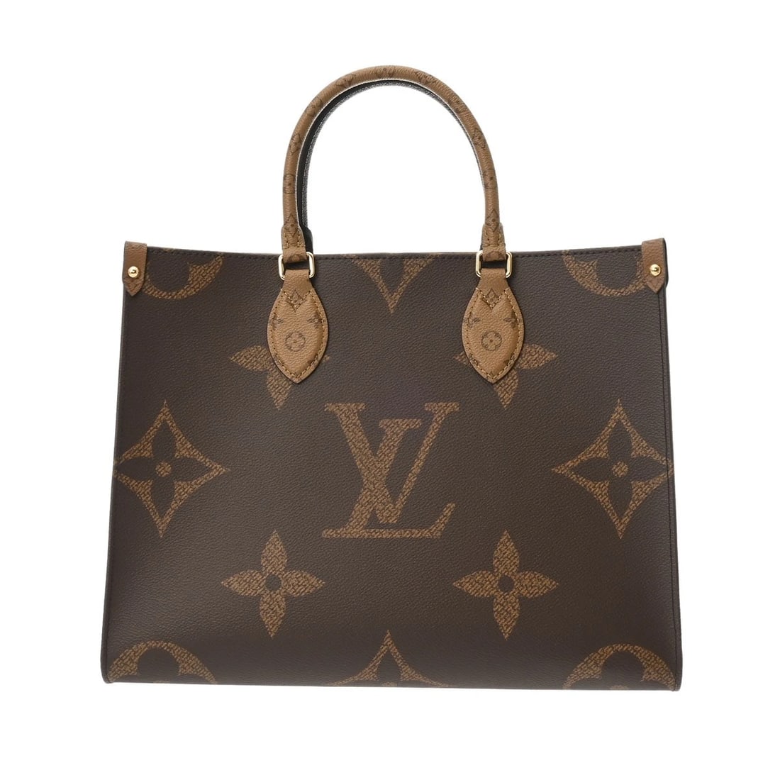LOUIS VUITTON ON THE GO MM MONOGRAM CANVAS BROWN (1 of 6)