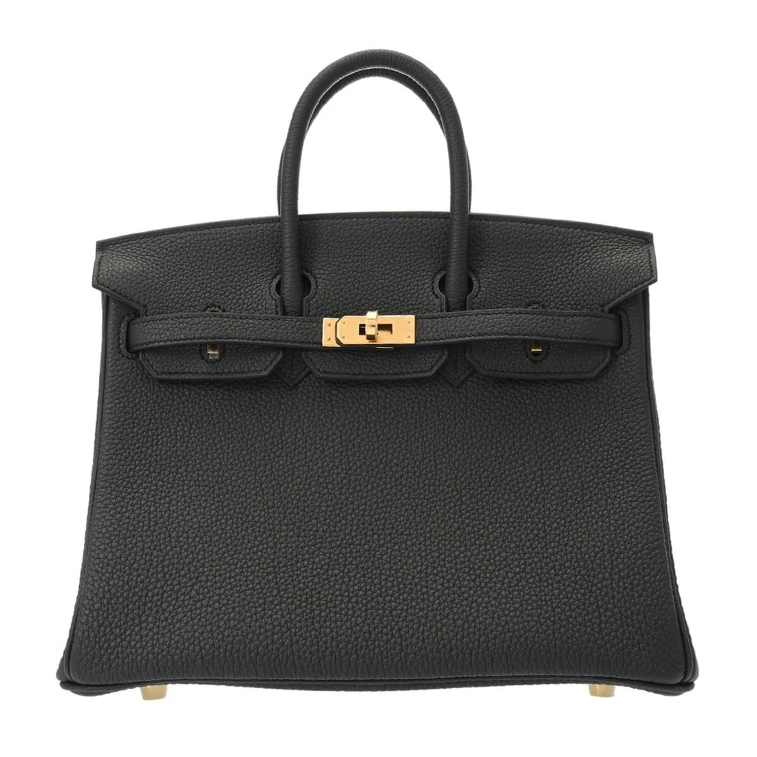 HERMES BIRKIN 25 TOGO BRON HANDBAG: HERMES Birkin 25 Togo Bron Handbag Brand: HERMES Type/Style: Handbag Material: Togo Color: Bron ? Gold Metal Size: H:about 7.9inch (maximum) W:about 9.8inch D:about 5.1inch Accessories: None