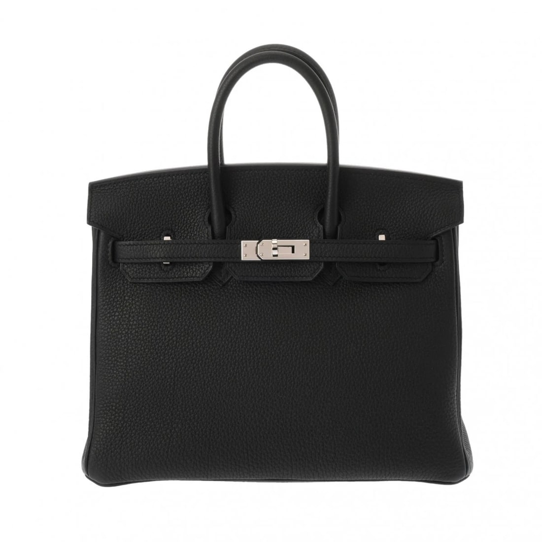 HERMES BIRKIN 25 TOGO BLACK UNISEX HANDBAG: HERMES Birkin 25 Togo black unisex Handbag Brand: HERMES Type/Style: Handbag Material: Togo Color: black ? SilverMetal Size: H:about 8.3inch W:about 9.8inch D:about 5.1inch Accessories: None