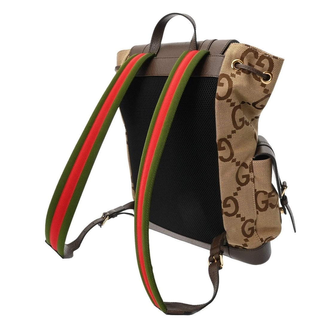 GUCCI BACKPACK LEATHER BEIGE/CAMEL/BROWN - 2
