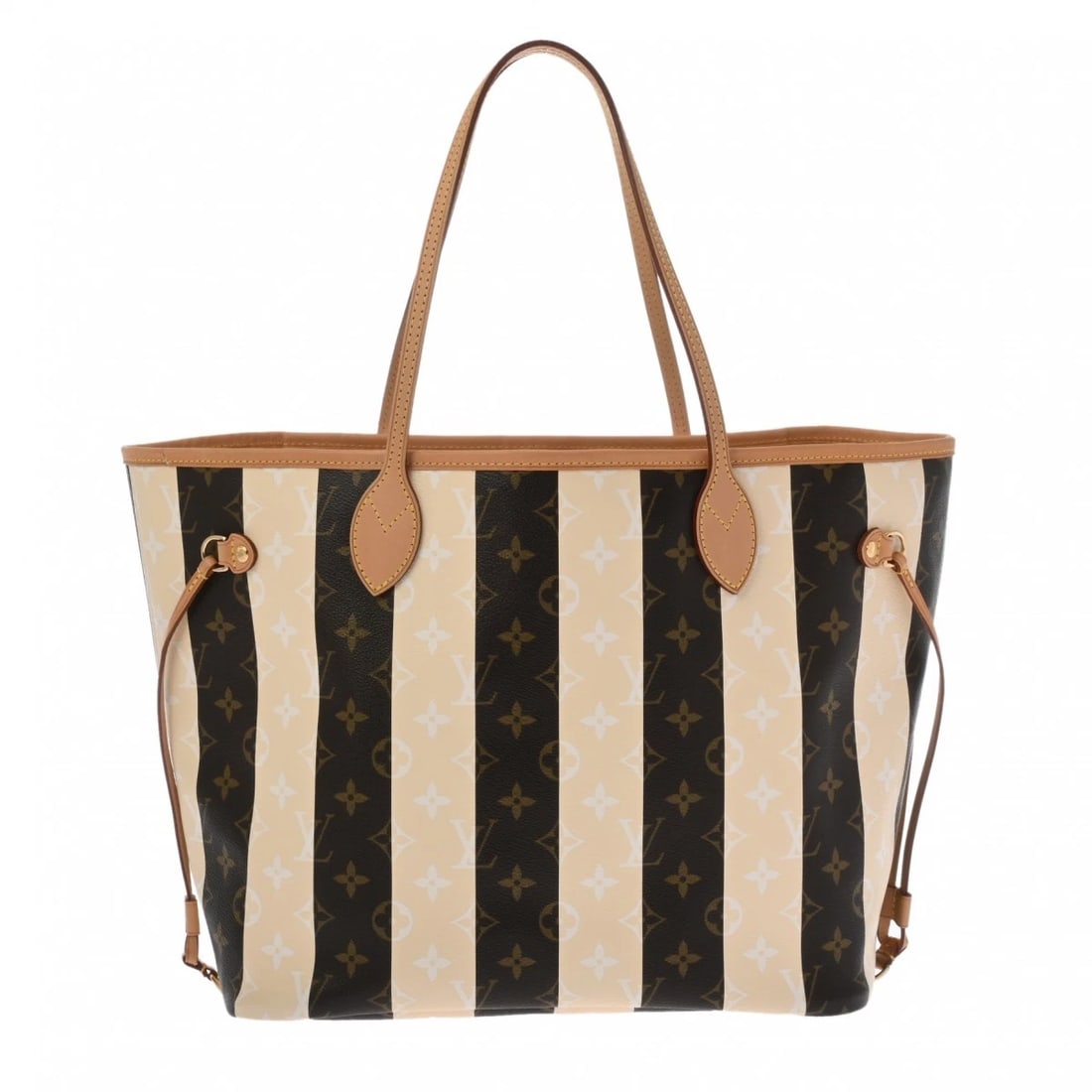 LOUIS VUITTON NEVERFULL MM MONOGRAM CANVAS BROWN: LOUIS VUITTON Neverfull MM Monogram canvas Brown Brand: LOUIS VUITTON Type/Style: Tote Bag Material: Monogram canvas Color: Brown / beige ? Gold Metal Size: H:about 11.2inch W:about 12.4inch (Bottom) 