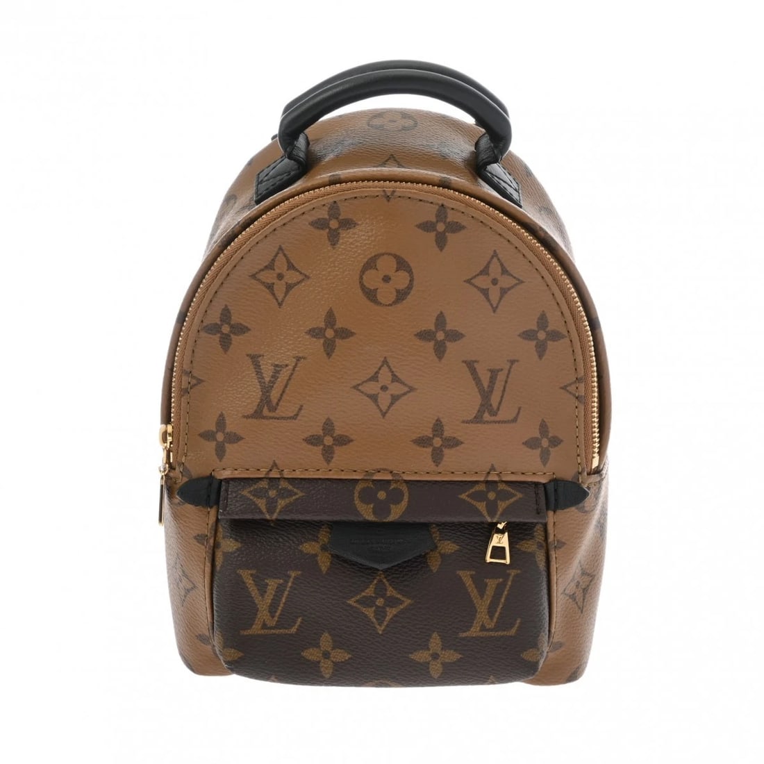 LOUIS VUITTON PALM SPRINGS BACKPACK MINI MONOGRAM: LOUIS VUITTON Palm Springs Backpack MINI Monogram Brand: LOUIS VUITTON Type/Style: Backpack ?? Daypack Material: Monogram canvas Color: Camel / Brown ? Gold Metal Size: H:about 8.7inch (Center) W:abou